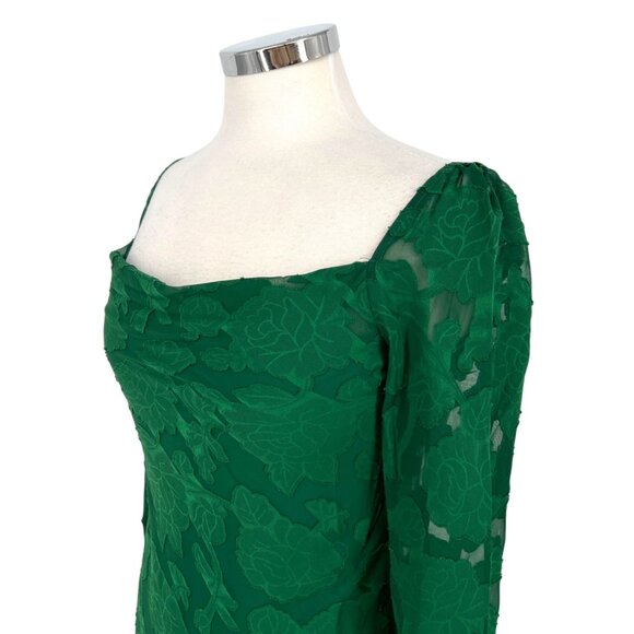 Princess Polly Star Power Mini Dress in Forest Green Size 2 US NWT - Picture 5 of 12